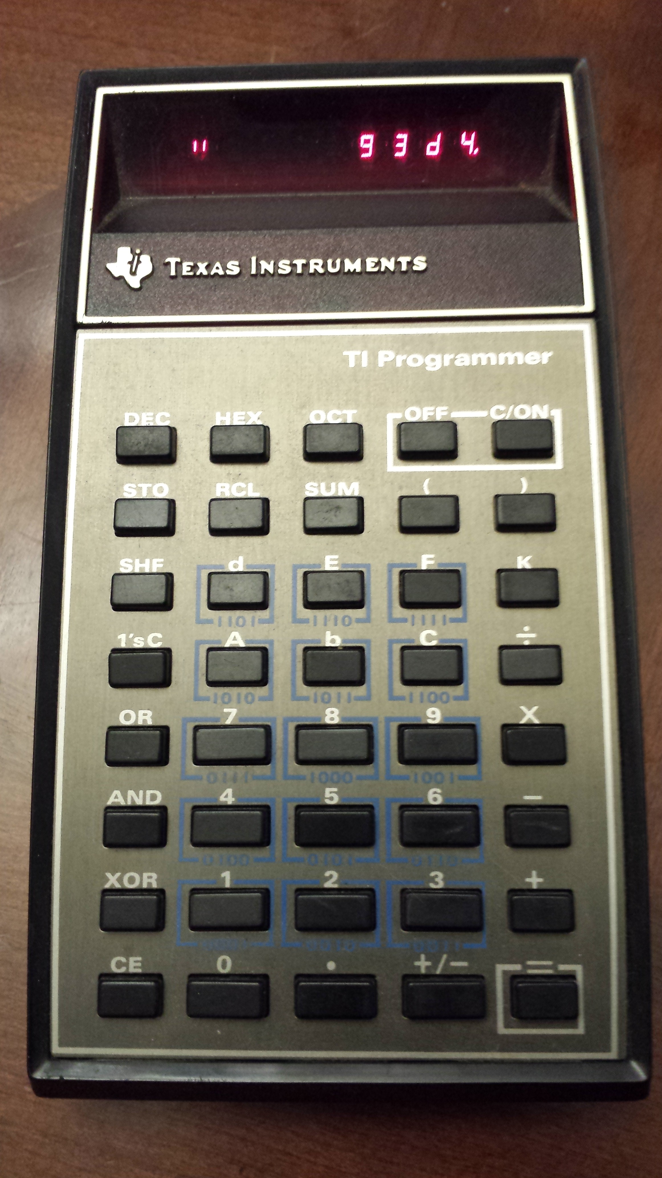 Throwback Thursday TI Programmer Calculator 1979 Vintage Volts